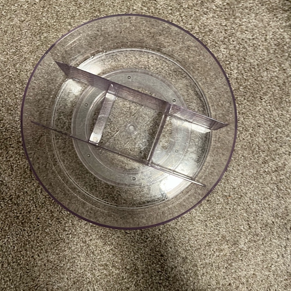 spinning makeup organizer